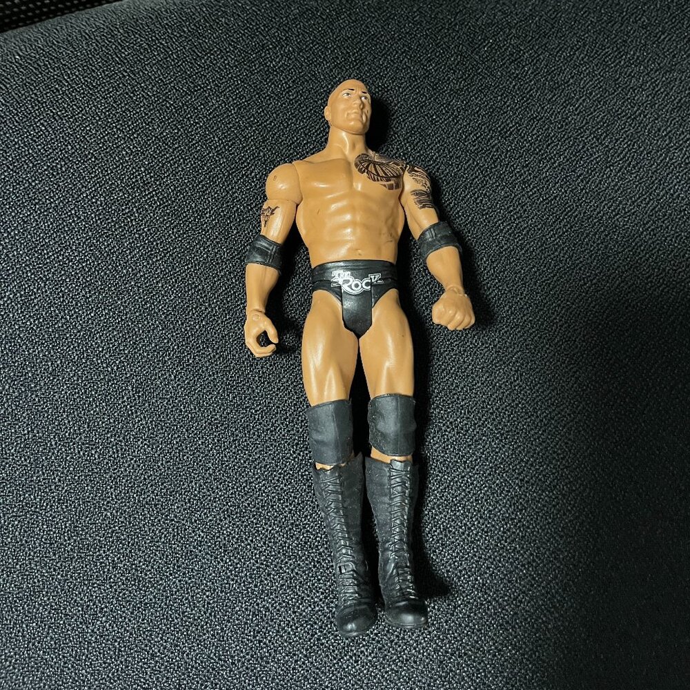 THE ROCK Elite 7" Mattel 2011 WWE Action Figure Wrestling